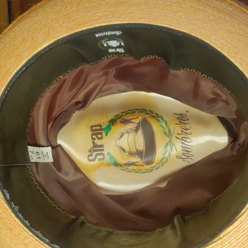 Strap Sombreros Straw Hat